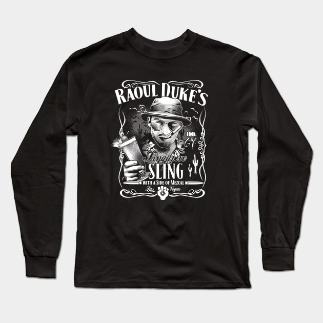 Raoul Duke's Singapore Sling Long Sleeve T-Shirt by Mr Eggs Favorites